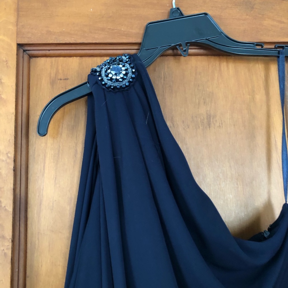 Navy blue cocktail dress